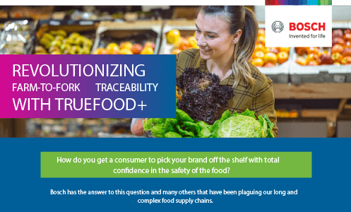 Revolutionizing Farm-To-Fork Traceability with Bosch Truefood+